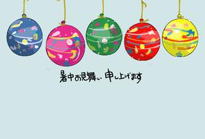 暑中見舞い葉書